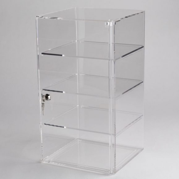 Acrylic Counter top Tower Display Case