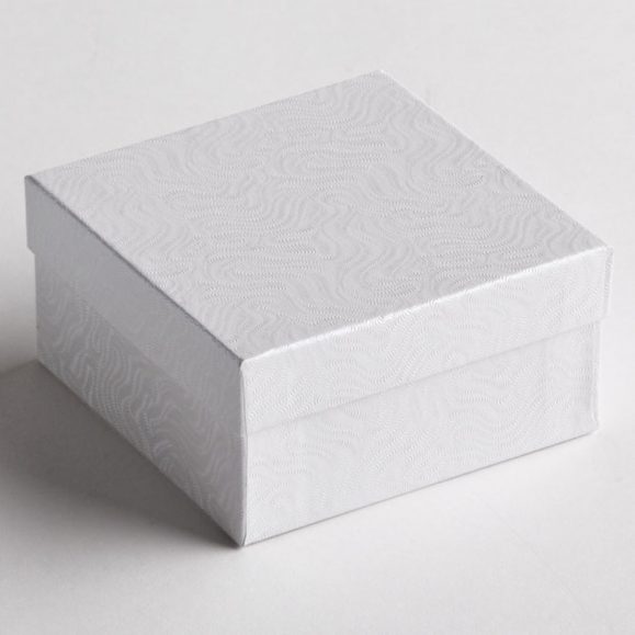 White Swirl Jewelry Boxes