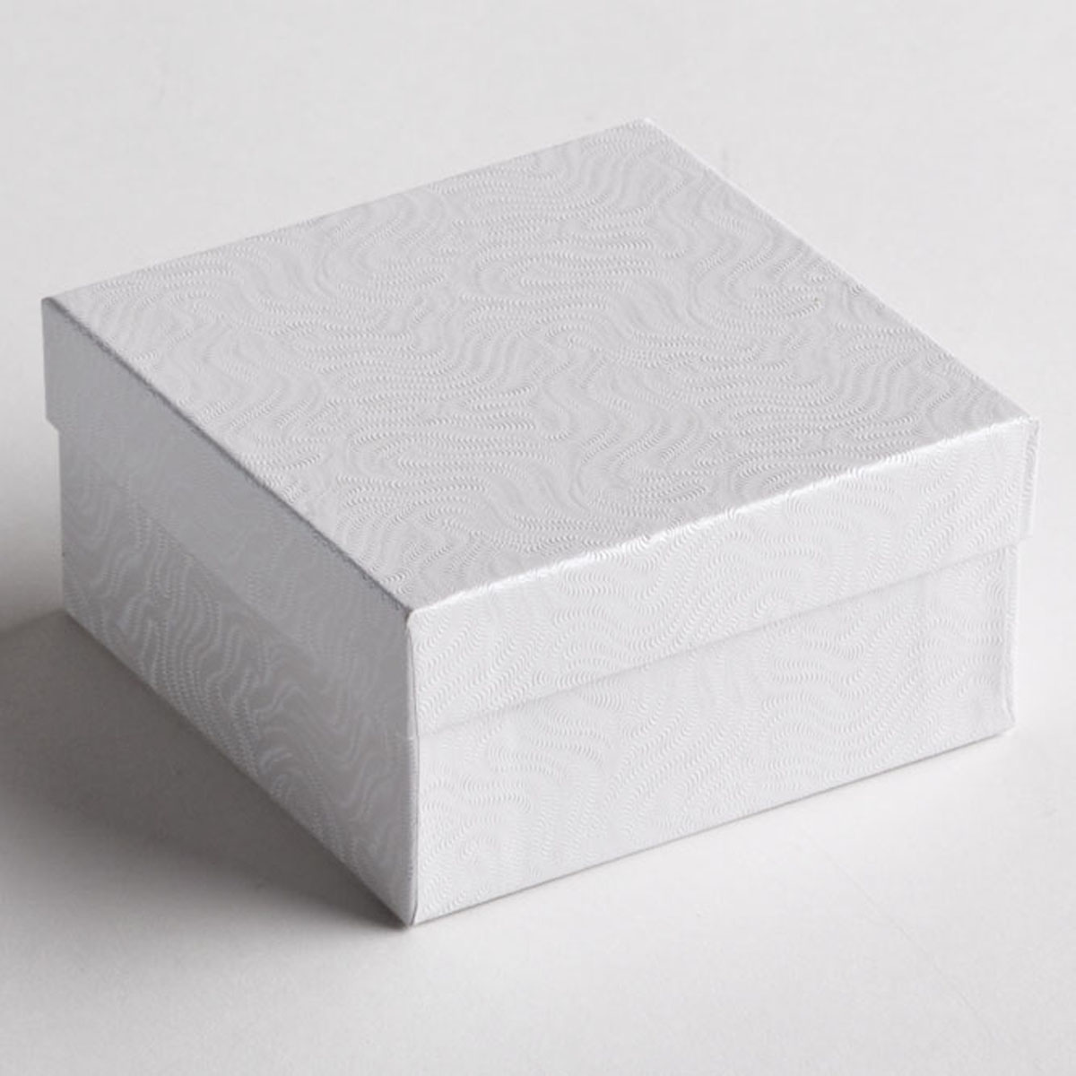 White Swirl Jewelry Boxes (100 pcs.)