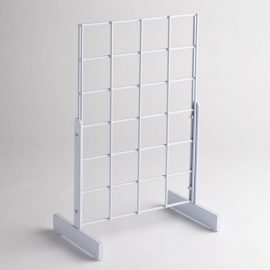 White Grid Counter Top Display