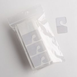 Clear Self Adhesive Hang Tabs with Hook