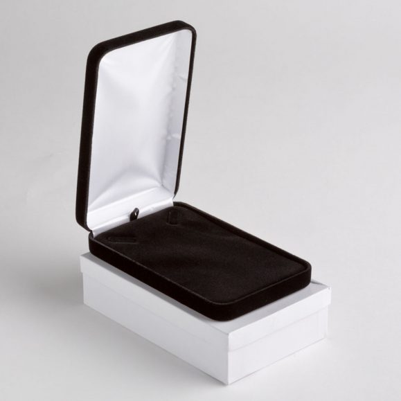 Black Velvet Necklace Box