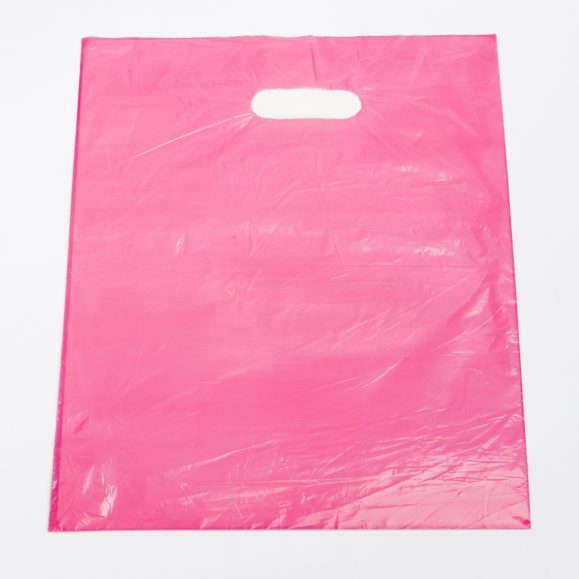 Medium Pink Low Density Plastic Bag