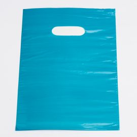 Small Teal Low Density Plastic Bag