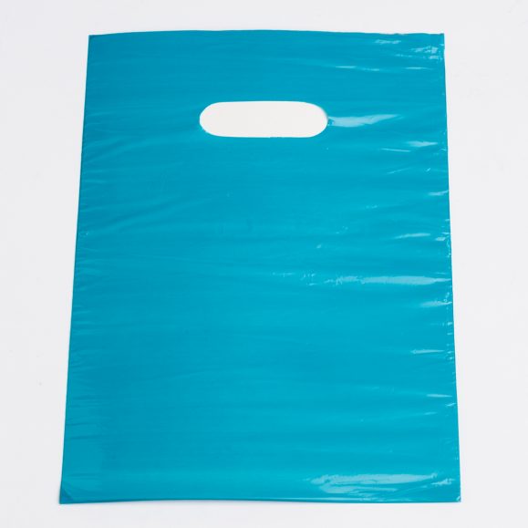 Small Teal Low Density Plastic Bag